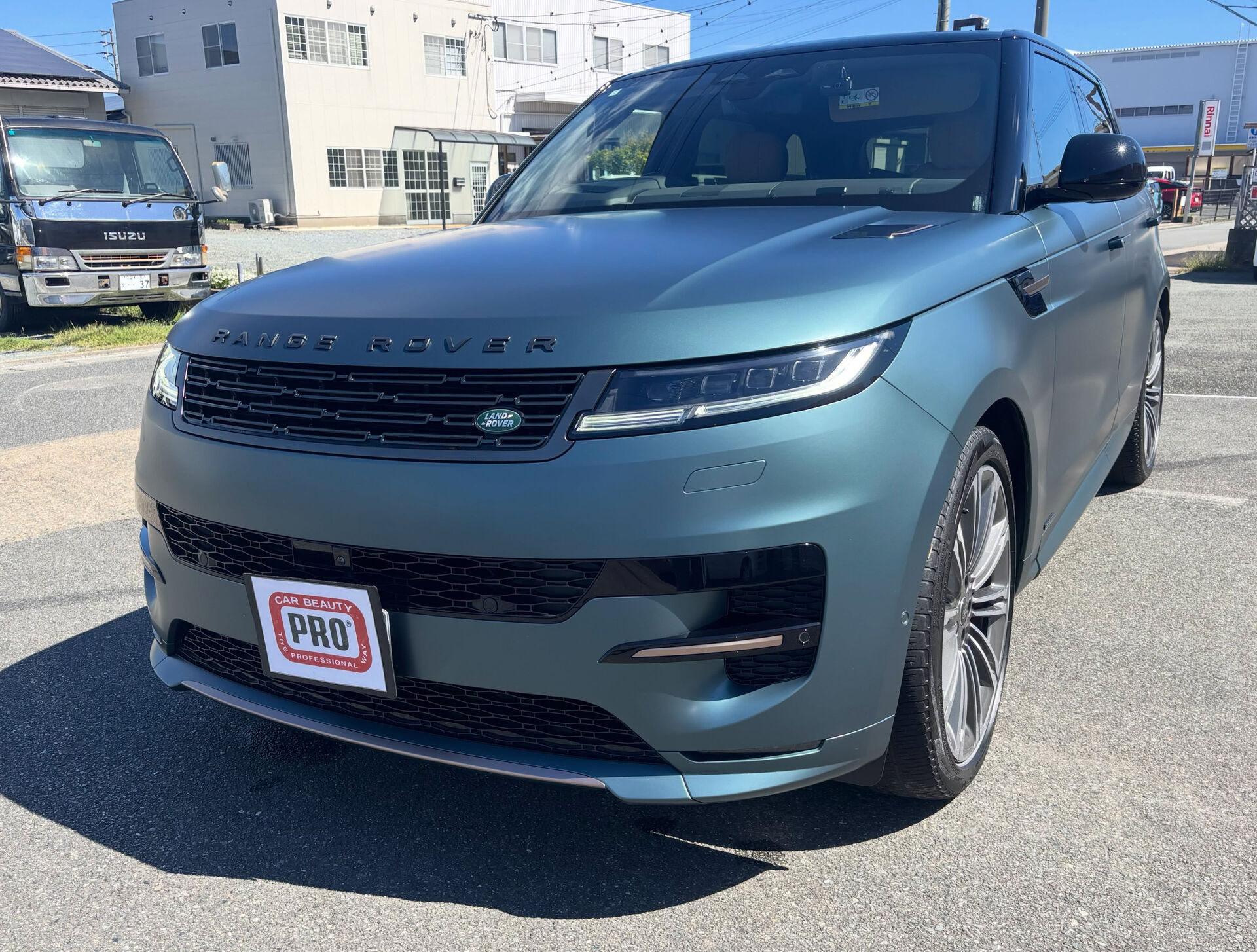 今回はレンジローバースポーツにマットのPPF