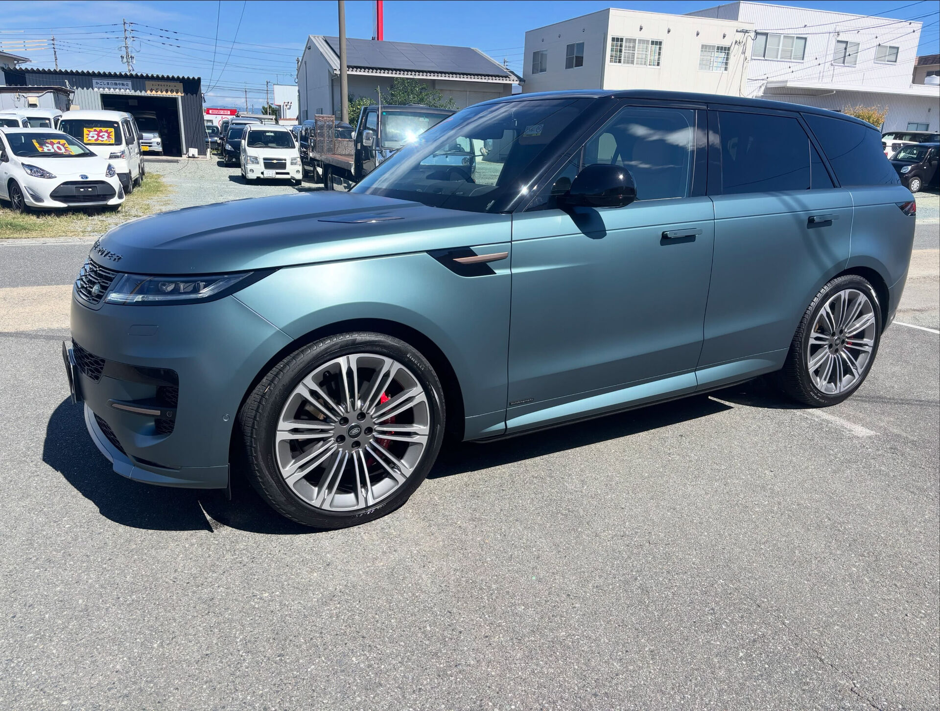 今回はレンジローバースポーツにマットのPPF